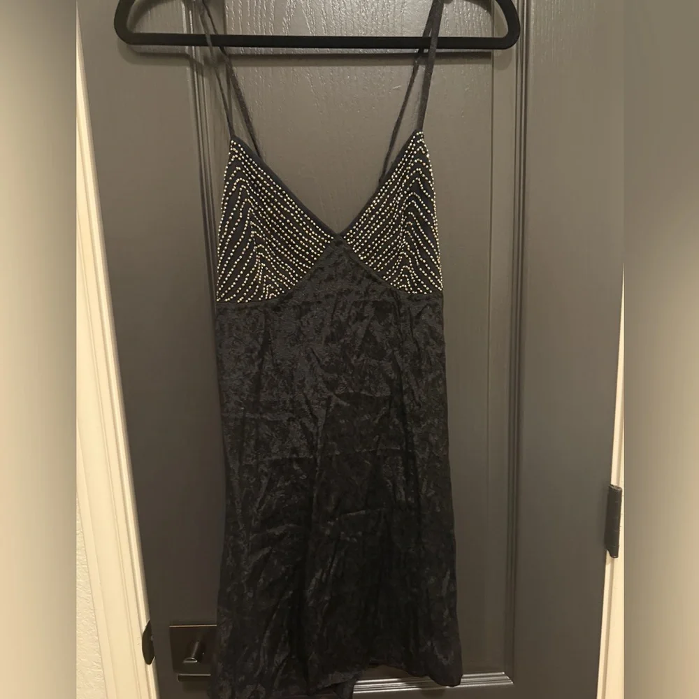 Free People Intimately Shooting Star Slip | Black | Small | NWT